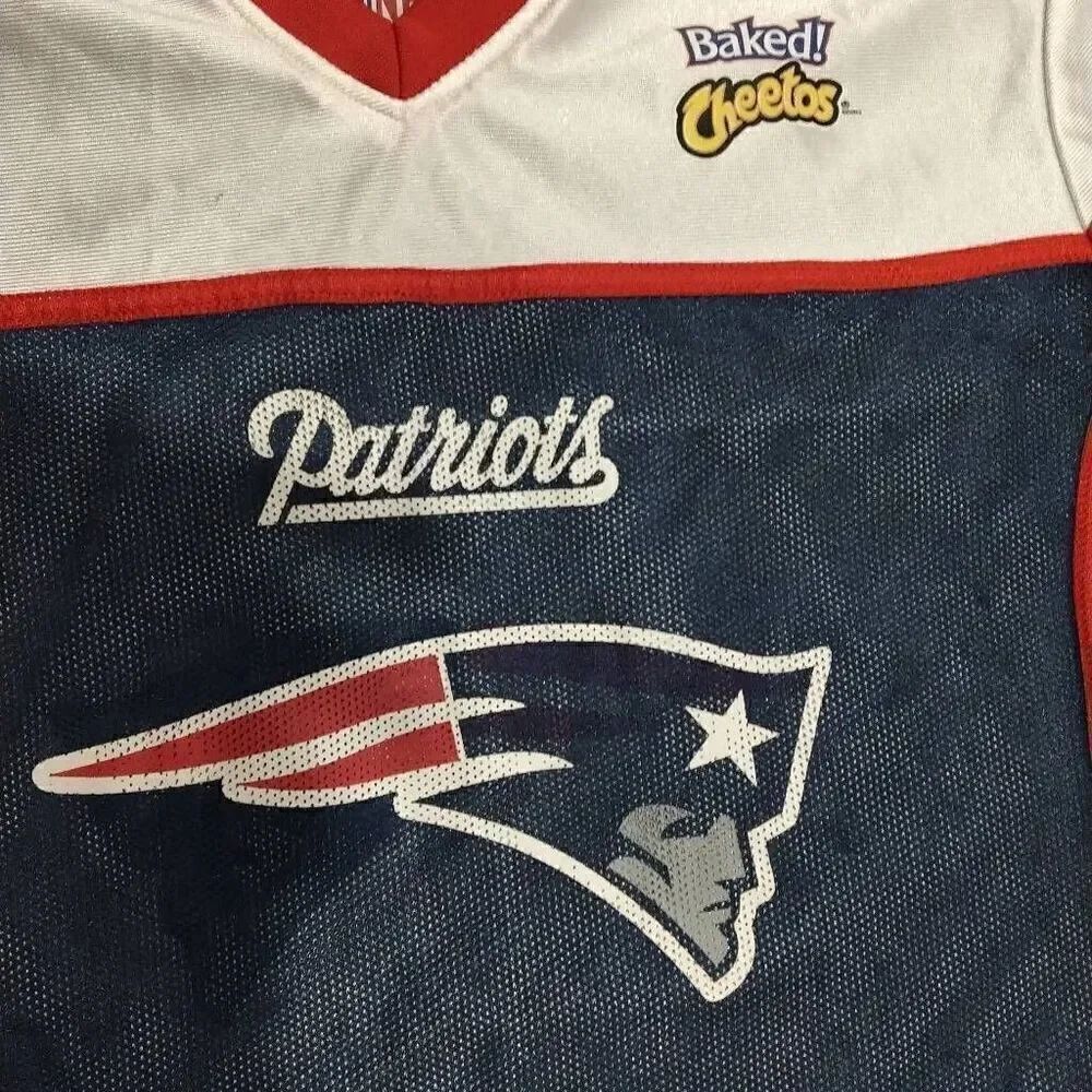 NFL, New England Patriots Cheetos Flag Football Jersey, Medium